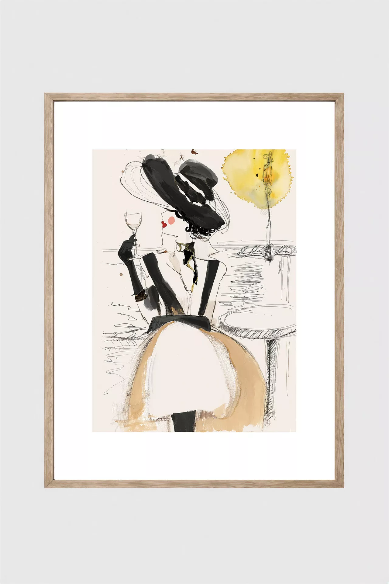 COUCOU | Gerahmter Fine Art Print